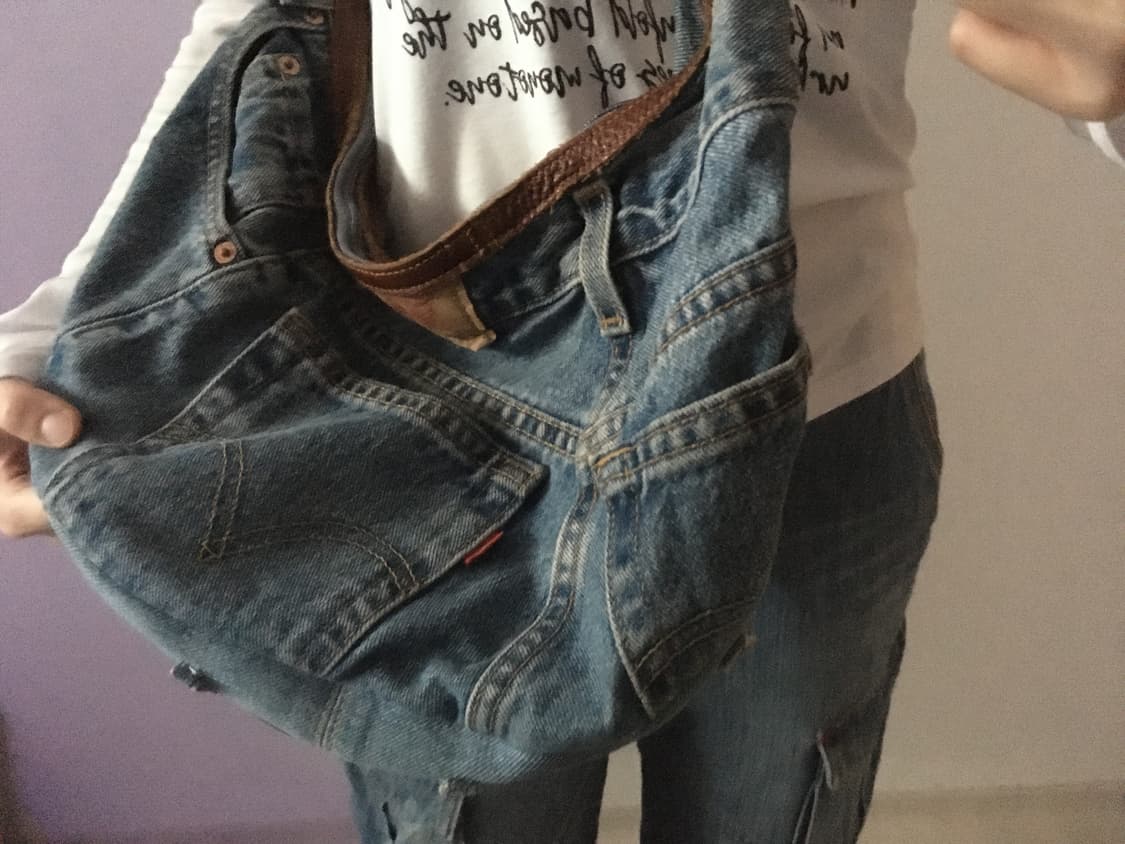 엑스터시 빈티지 청가방 + 메이벨룸 청바지 상품이미지7
