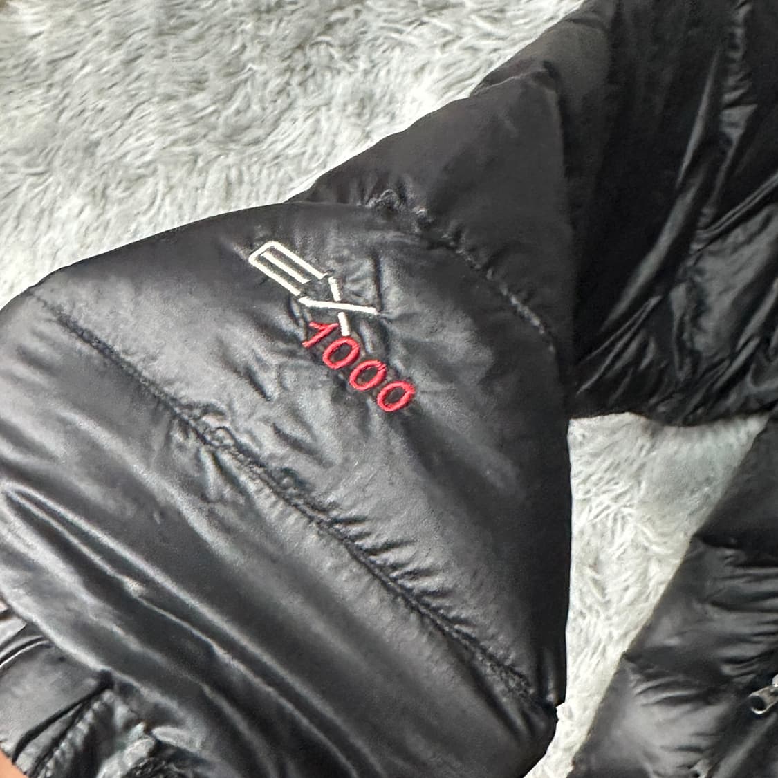 몽벨 ex1000 경량패딩 블랙 XL 상품이미지3