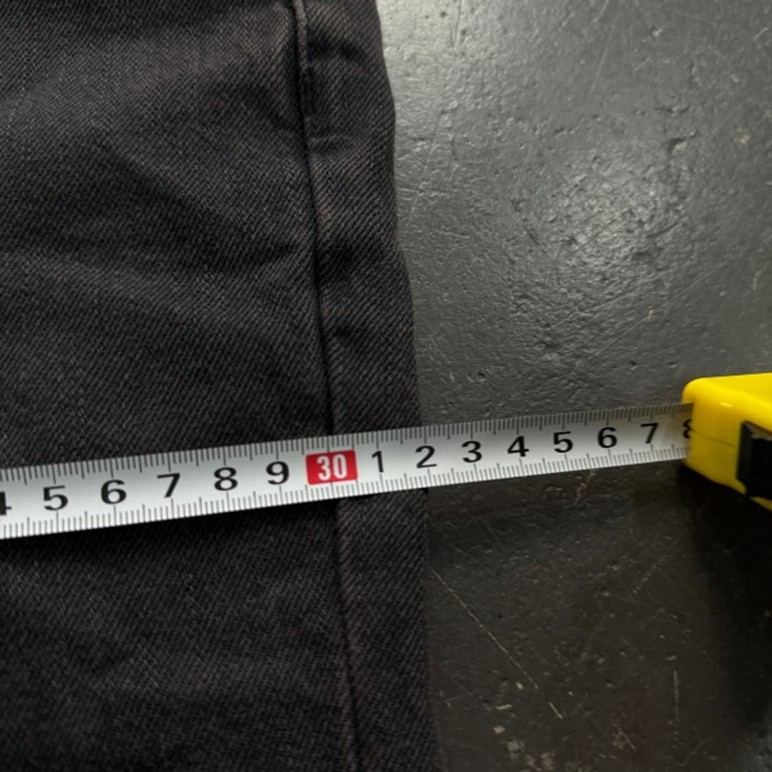 34 오베이 흑청 데님팬츠 상품이미지7