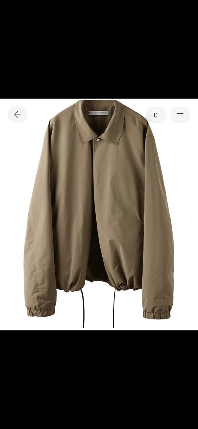 포스트 아카이브 팩션 8.0 코치 자켓 라이트(브라운)S 상품이미지1