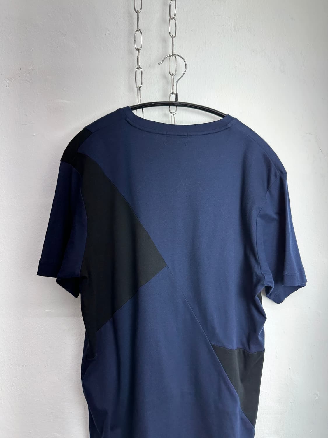 Lanvin Paneled V-neck Short Sleeve T-shi 상품이미지8