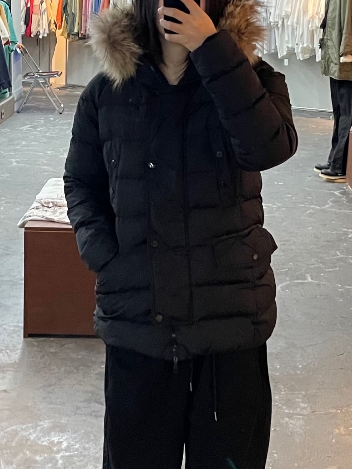 몽클레르 클리오 후드 퍼 패딩 H1501 상품이미지1