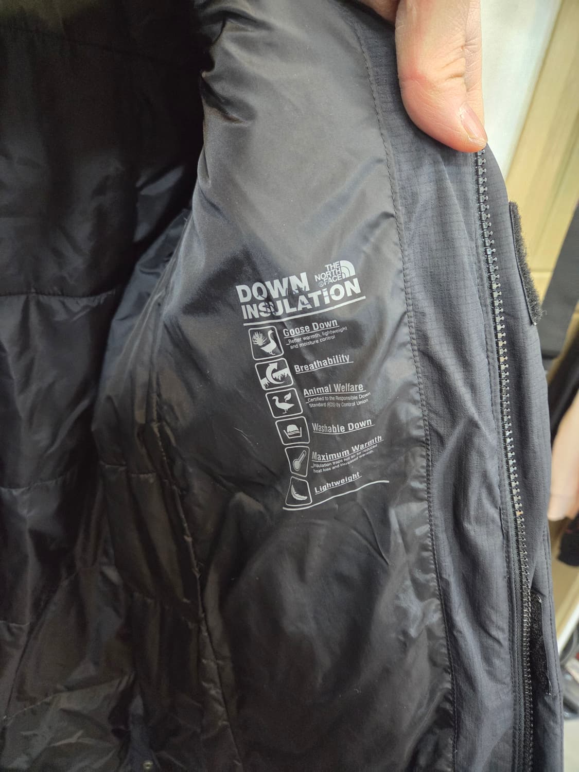 노스페이스 키즈 주니어 구스다운 롱패딩 140 상품이미지6