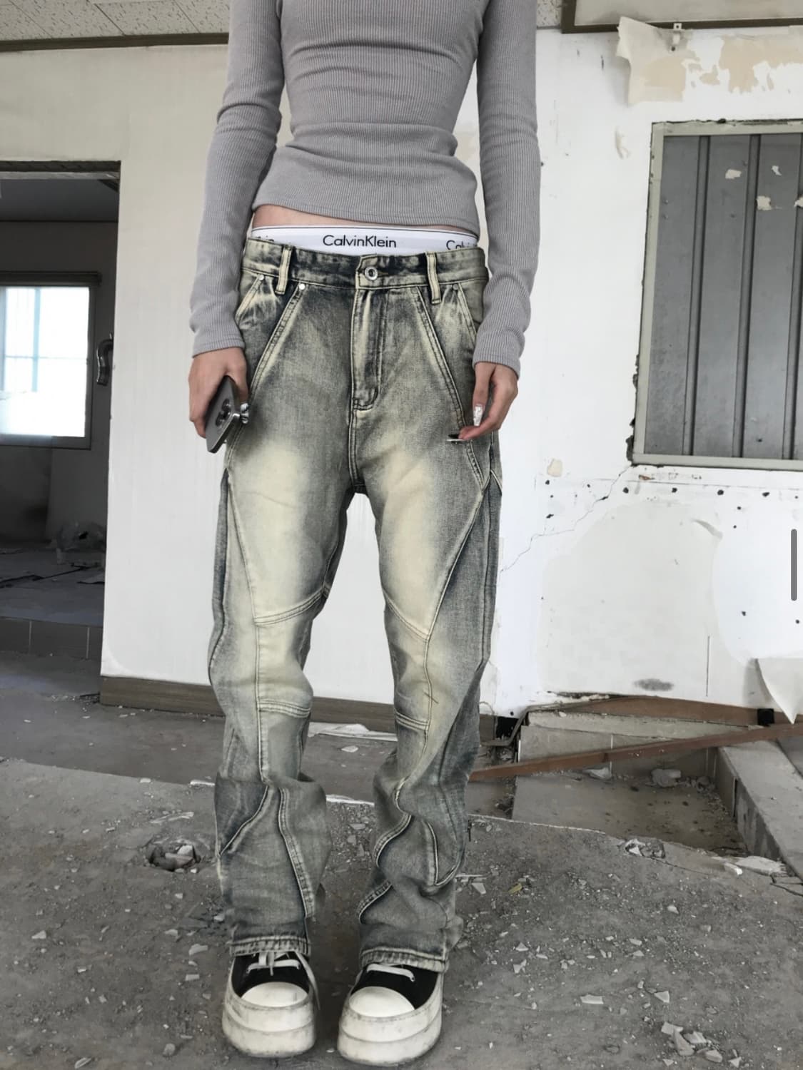 Kyoiii GRIND ZIP CARGO PT(BLUE) 상품이미지6