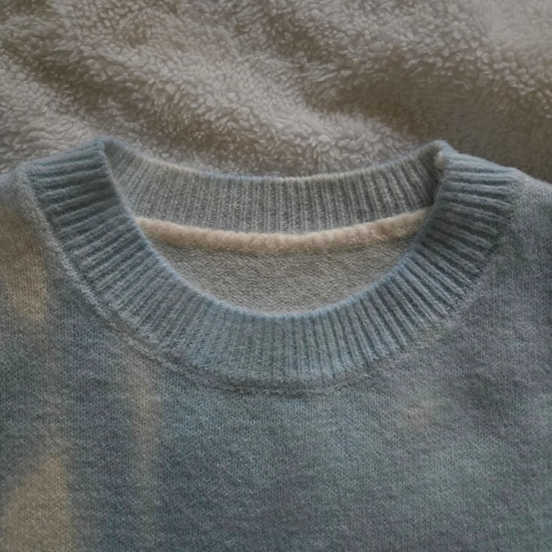 빈티지 물나염 그라데이션 루즈핏 니트 상품이미지5