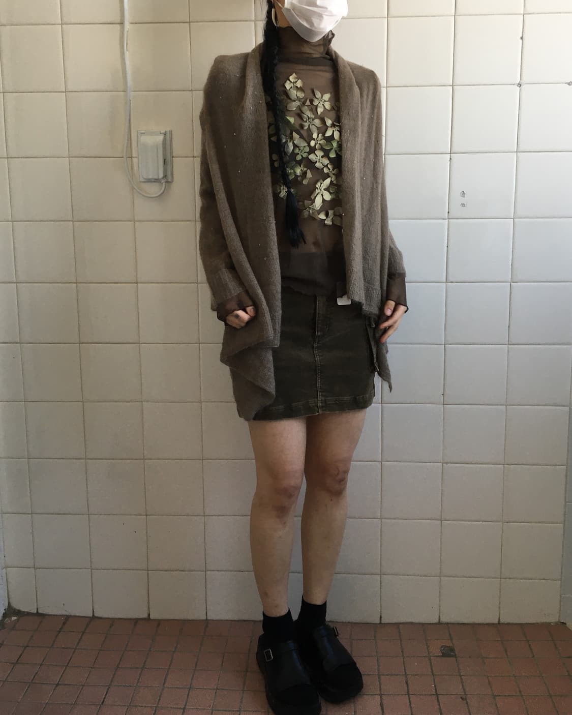 Drape open cardigan 상품이미지1