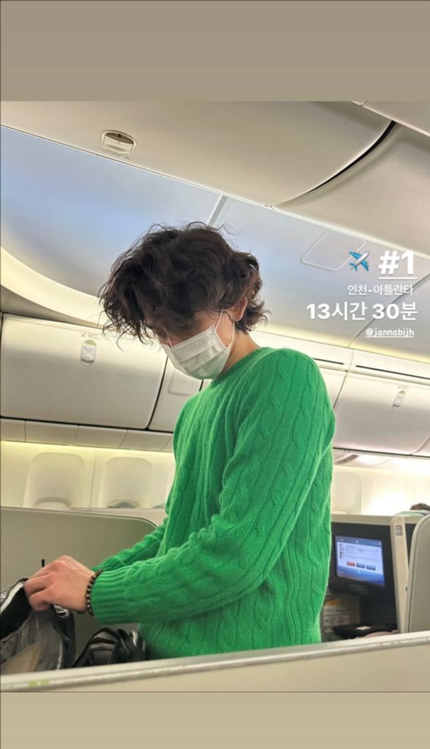 잔나비 최정훈 착용 폴로 랄프로렌 캐시미어 100% 니트 그린 상품이미지2