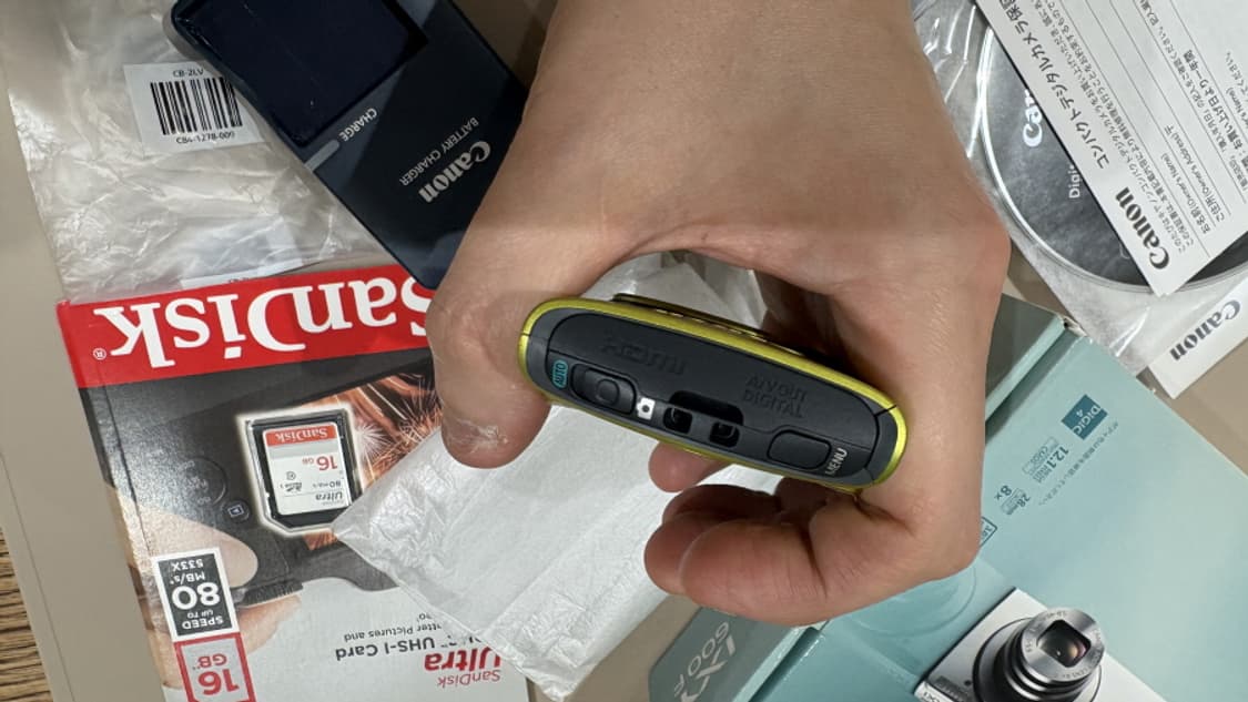 새제품)캐논 익시 600F (익서스 230HS) 빈티지디카 풀박스 상품이미지6