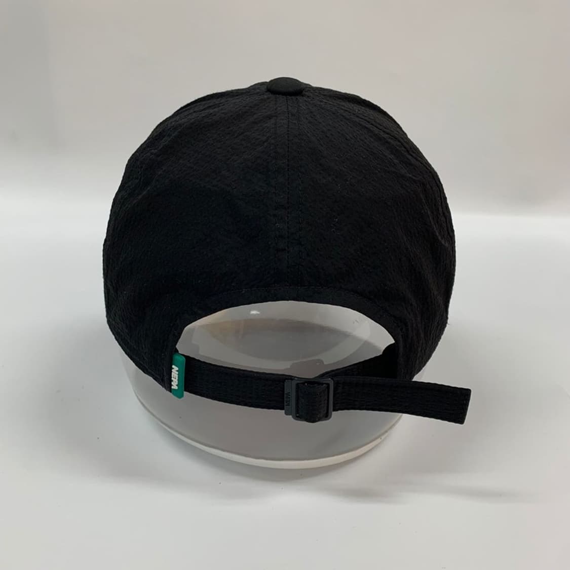 네파 23SS 크링클 나일론 볼캡 블랙 상품이미지2