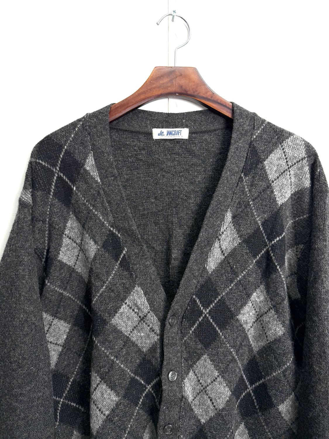 jancraft 아가일 가디건 상품이미지2