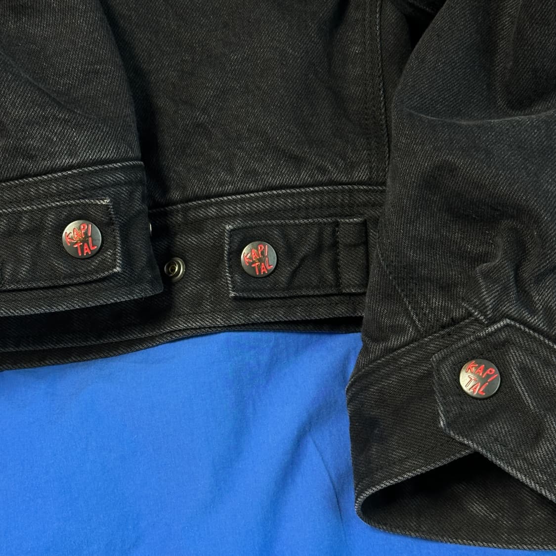 캐피탈 데님 본 리버시블 집업 자켓 (2) 상품이미지5