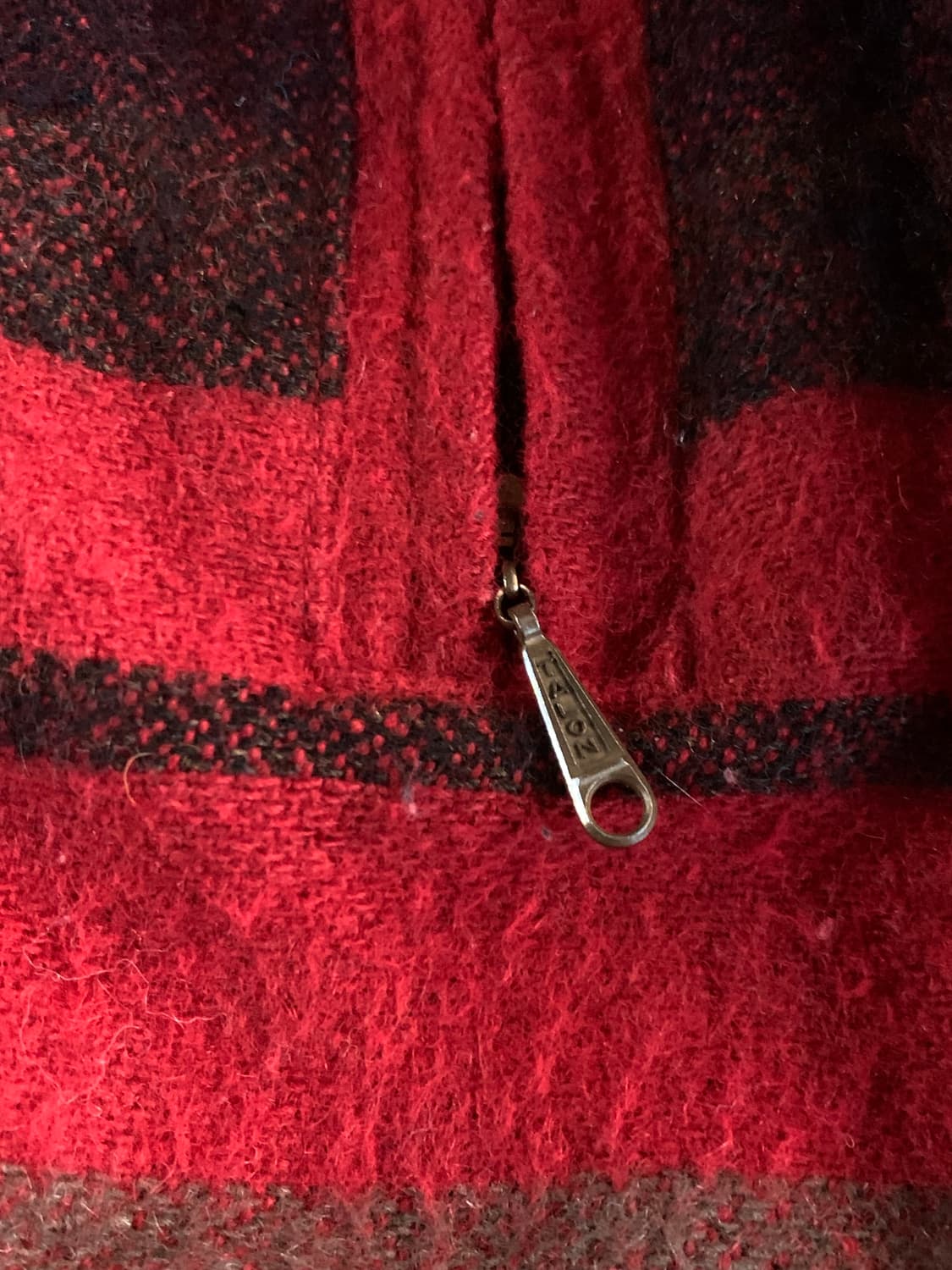 70s 오크브룩 스포츠웨어 by Sears 울 후디드 자켓 상품이미지5