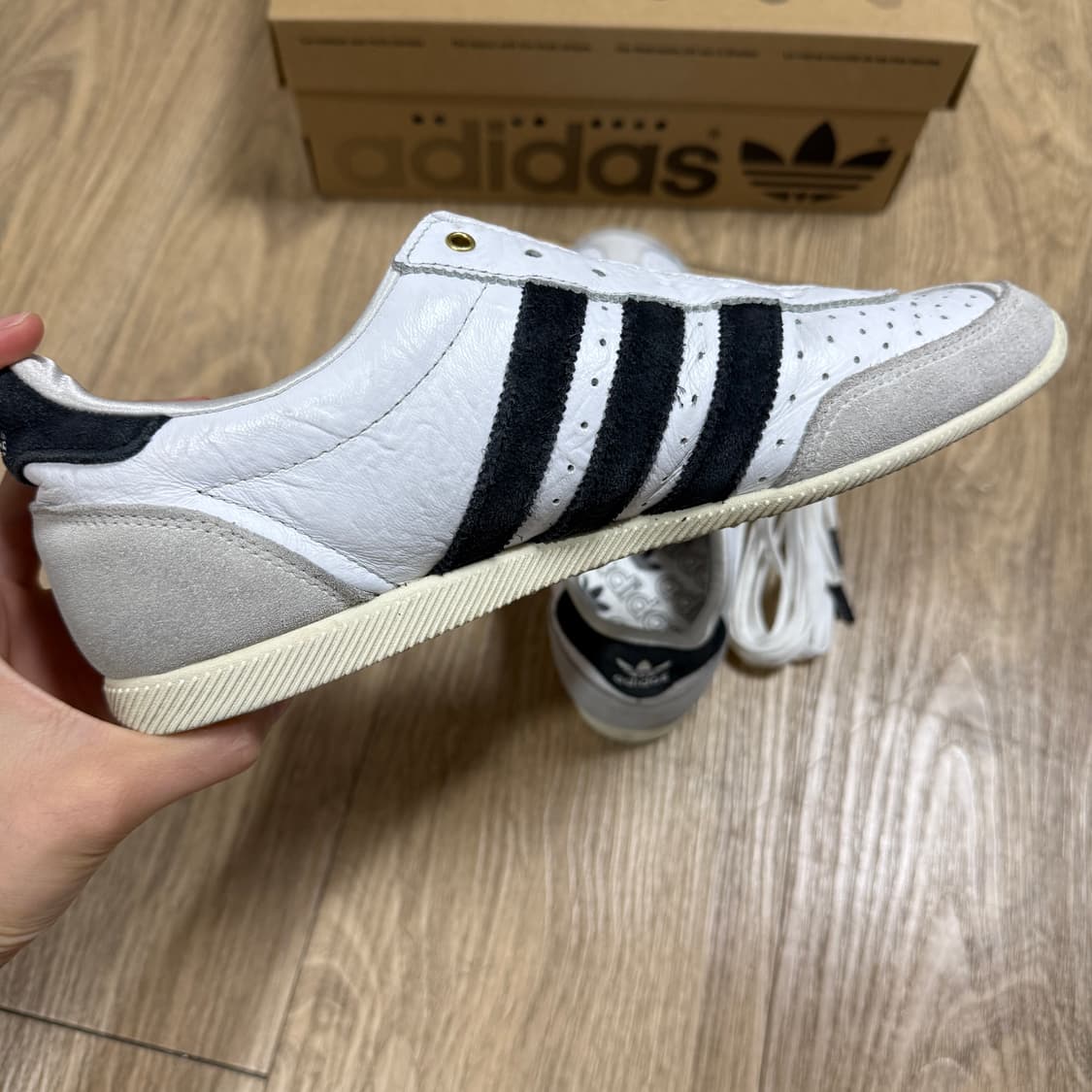 아디다스 재팬 W 화이트 블랙 250mm 상품이미지3