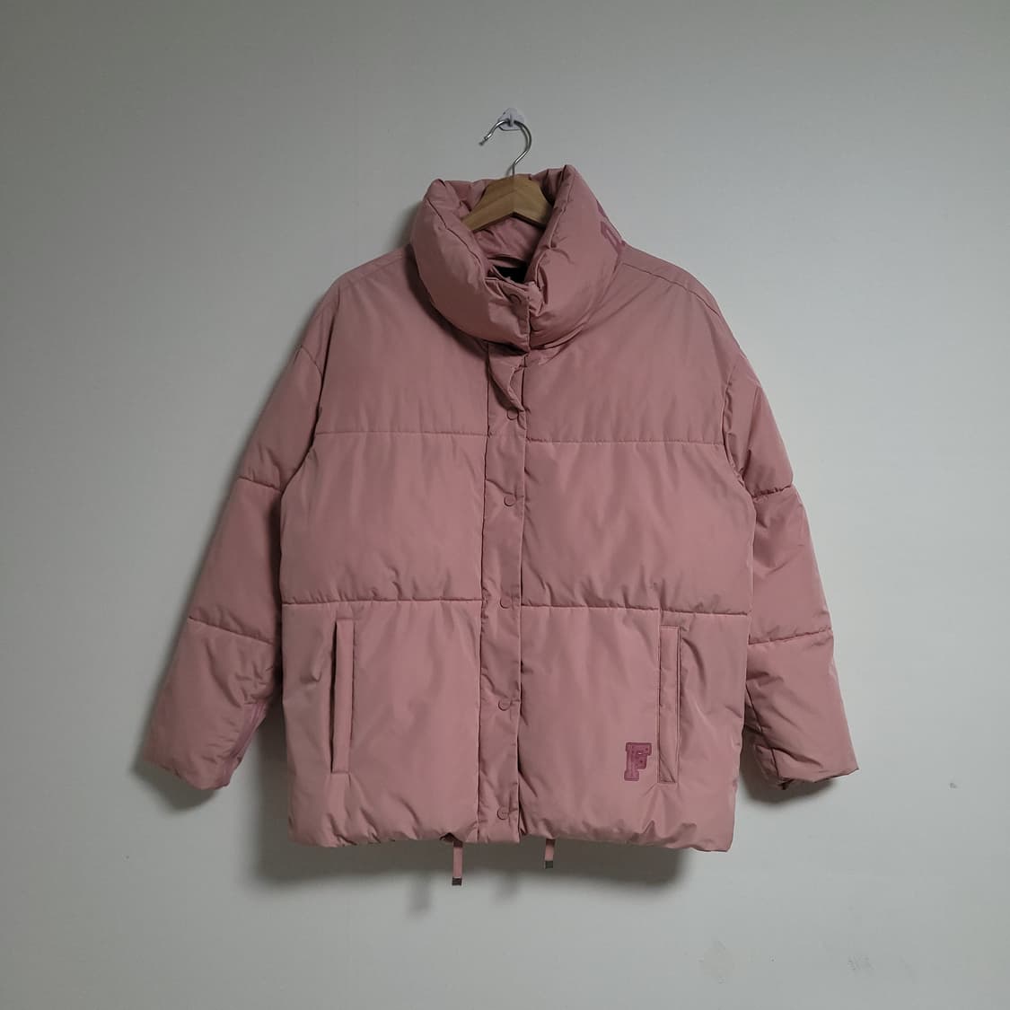 (90) Feltics 펠틱스 여성 숏 핑크 패딩 상품이미지1