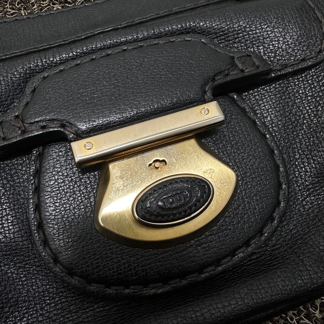 TODS 토즈 여성 가죽 가방 토트백 블랙 상품이미지4