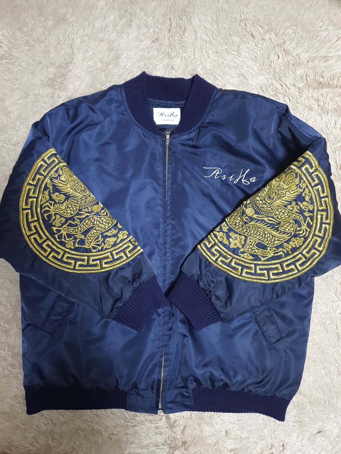 아시하 곤룡포 항공점퍼 상태 굿 사이즈  100~105 상품이미지3