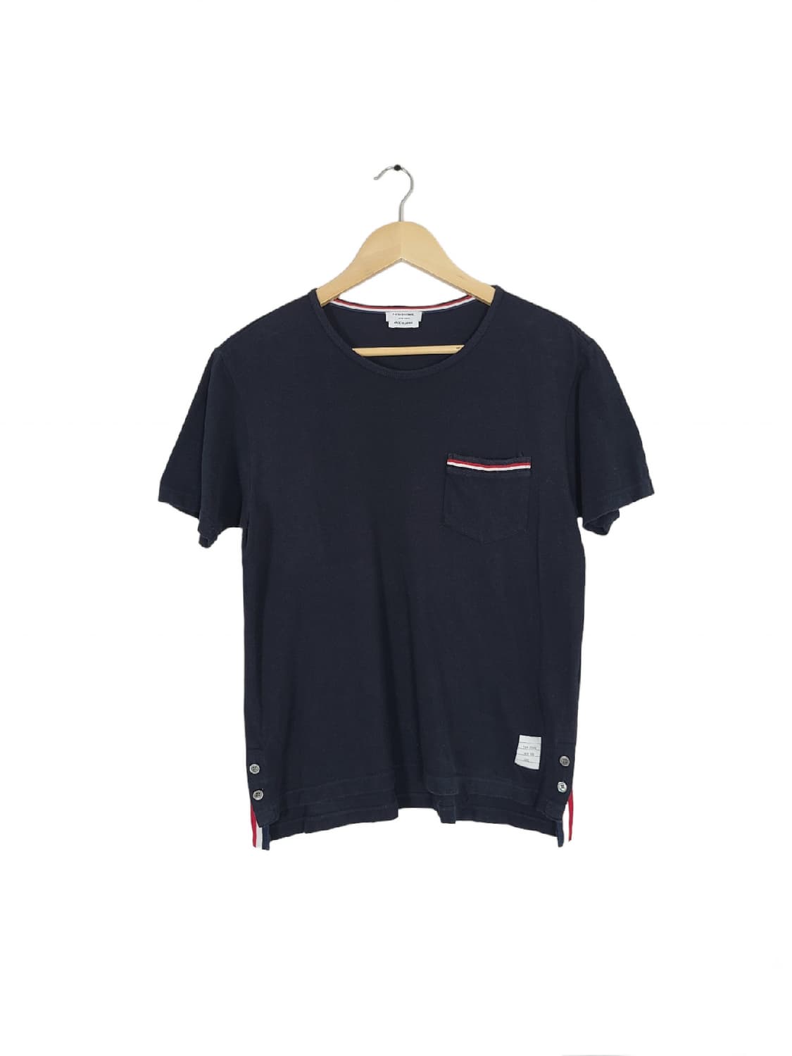 톰브라운 포켓 삼선 반팔 티셔츠 상품이미지1