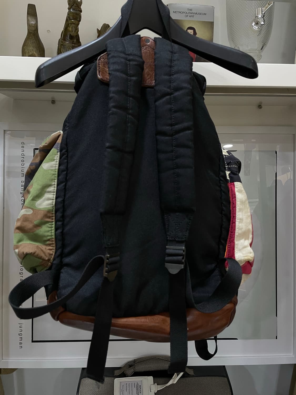 폴로랄프로렌(DS)/캔버스레더패치 백팩 상품이미지2