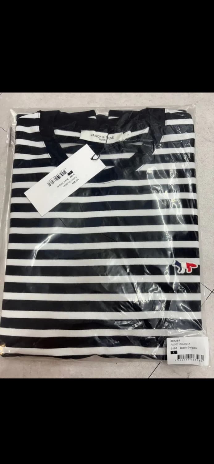  🔥[새상품/정품]🔥 메종키츠네 스트라이프 롱슬리브  상품이미지2