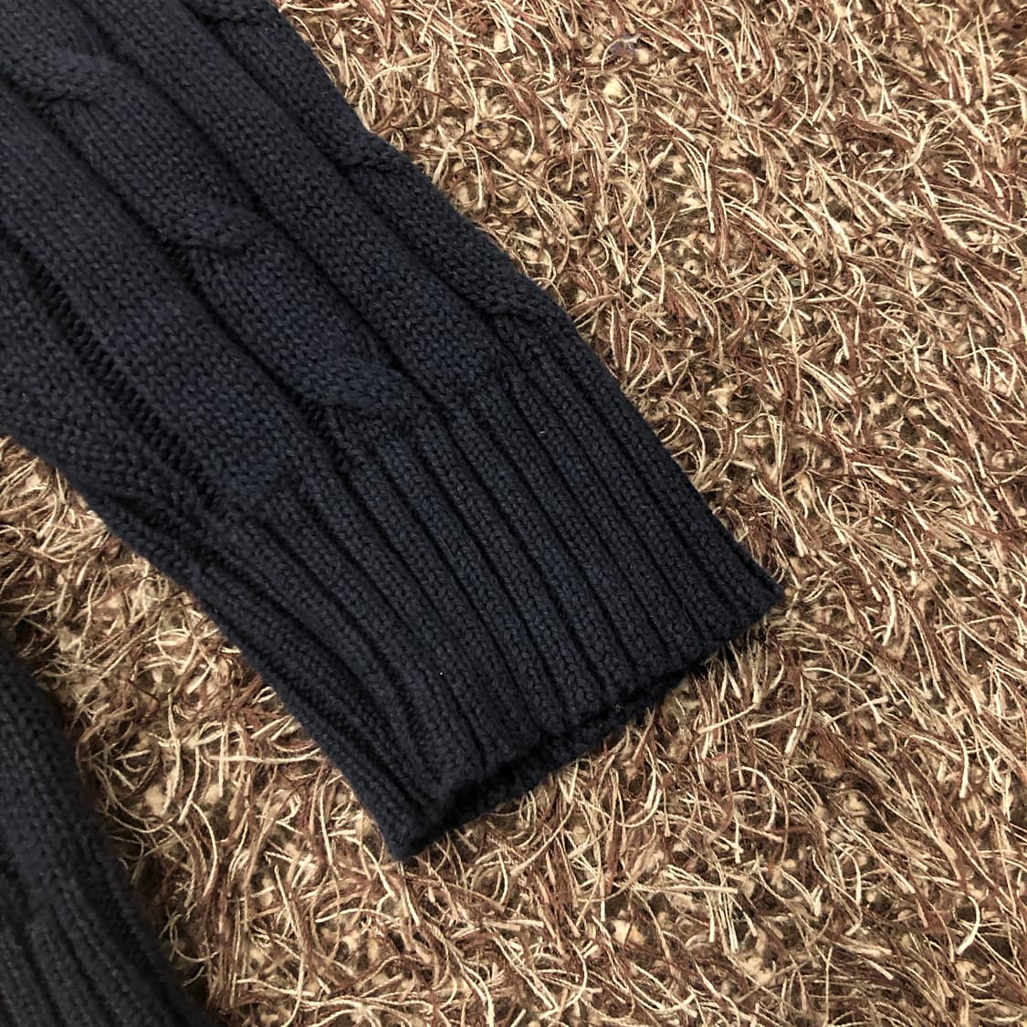 L 폴로 랄프로렌 신형 네이비 케이블 꽈배기 니트 상품이미지4