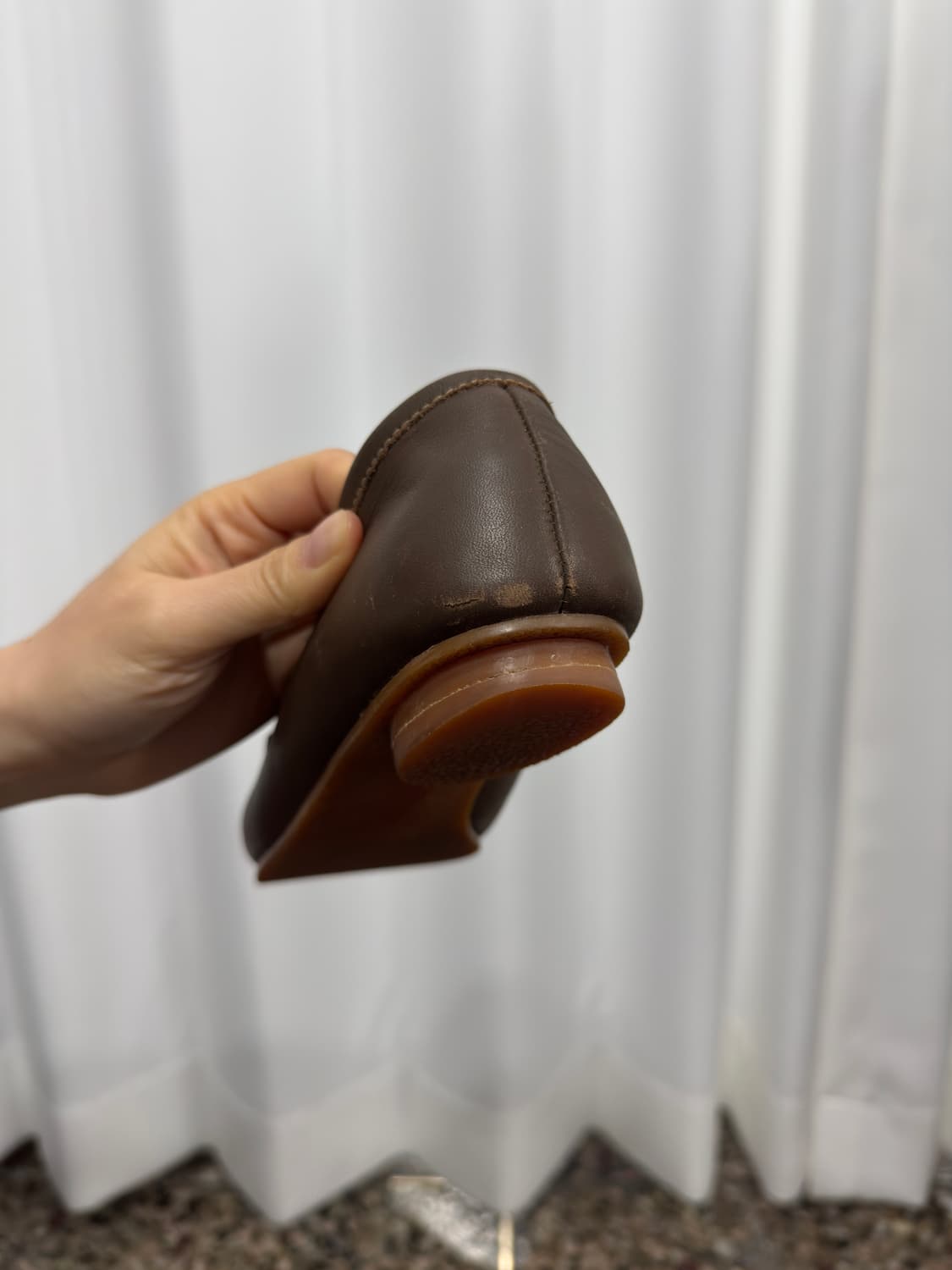 leather flat shoes 상품이미지5