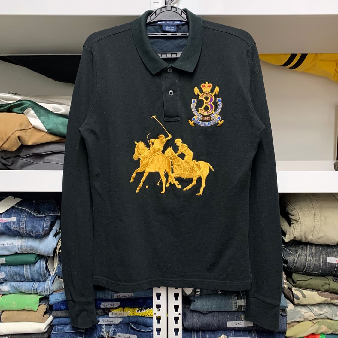 [표기 L, 실측 S] 폴로 랄프로렌 스포츠 블리커 롱슬리브 PK 티셔츠 상품이미지2