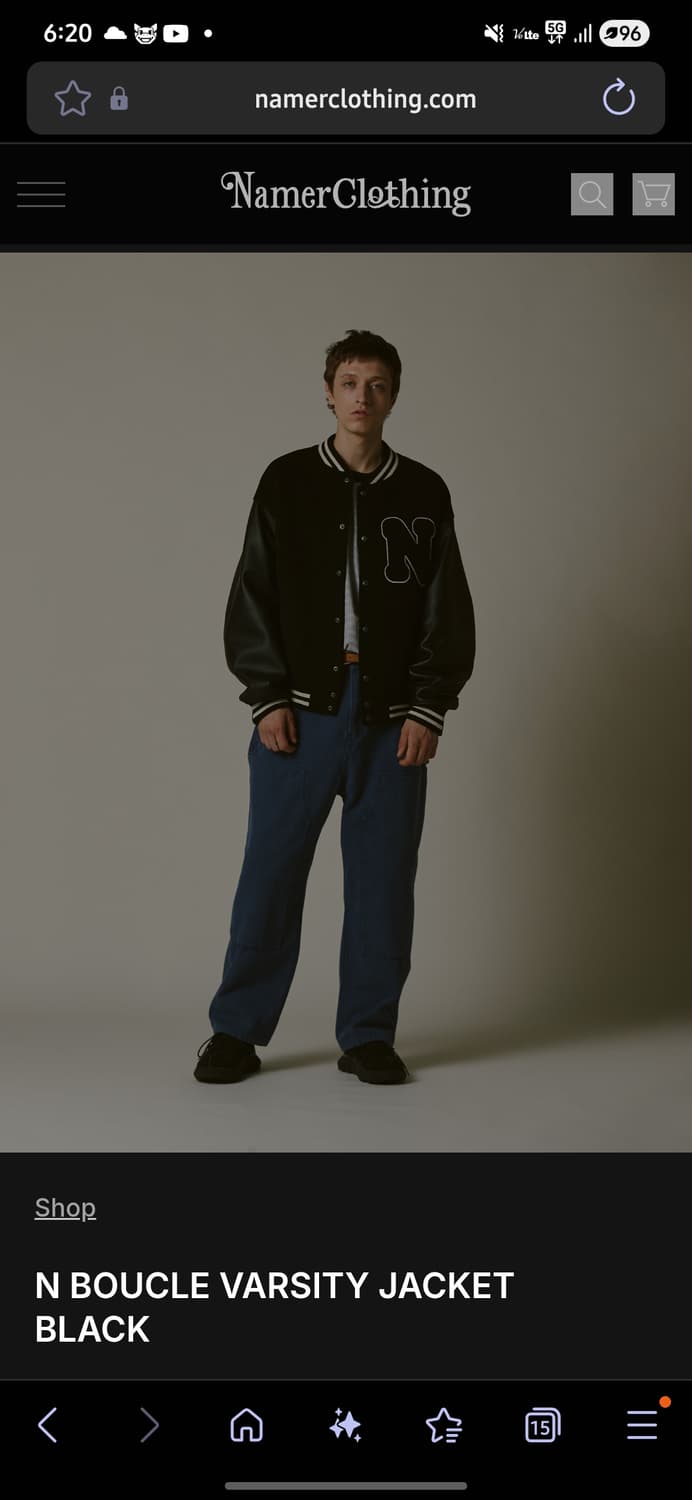 네이머클로딩 울바시티 자켓 새상품 판매 상품이미지1