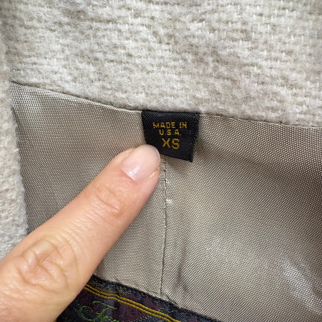 80s USA 웨스턴 치마요 울 자켓 상품이미지3