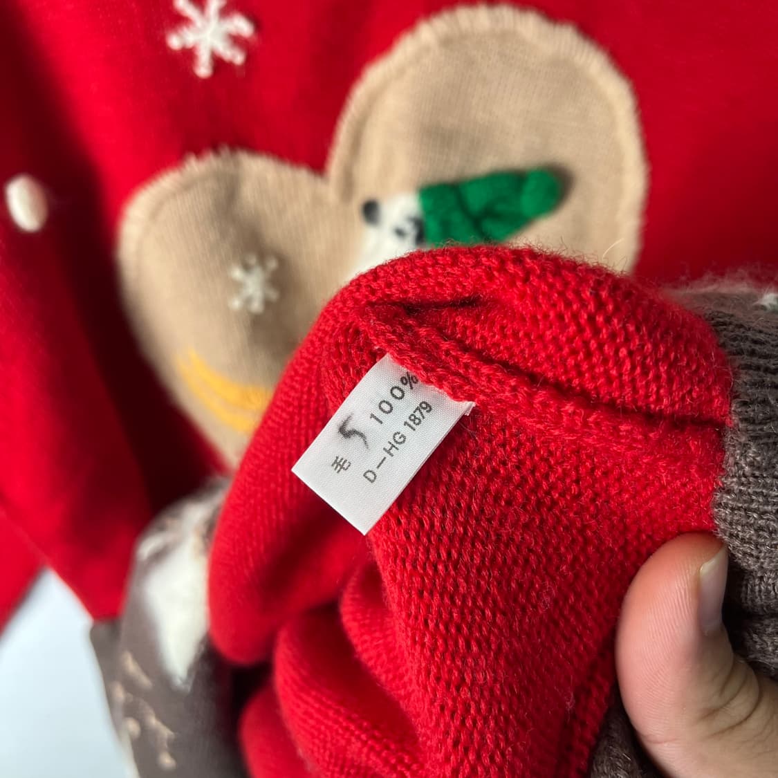 [JPN] 빈티지 크리스마스 스키 울 니트 상품이미지6