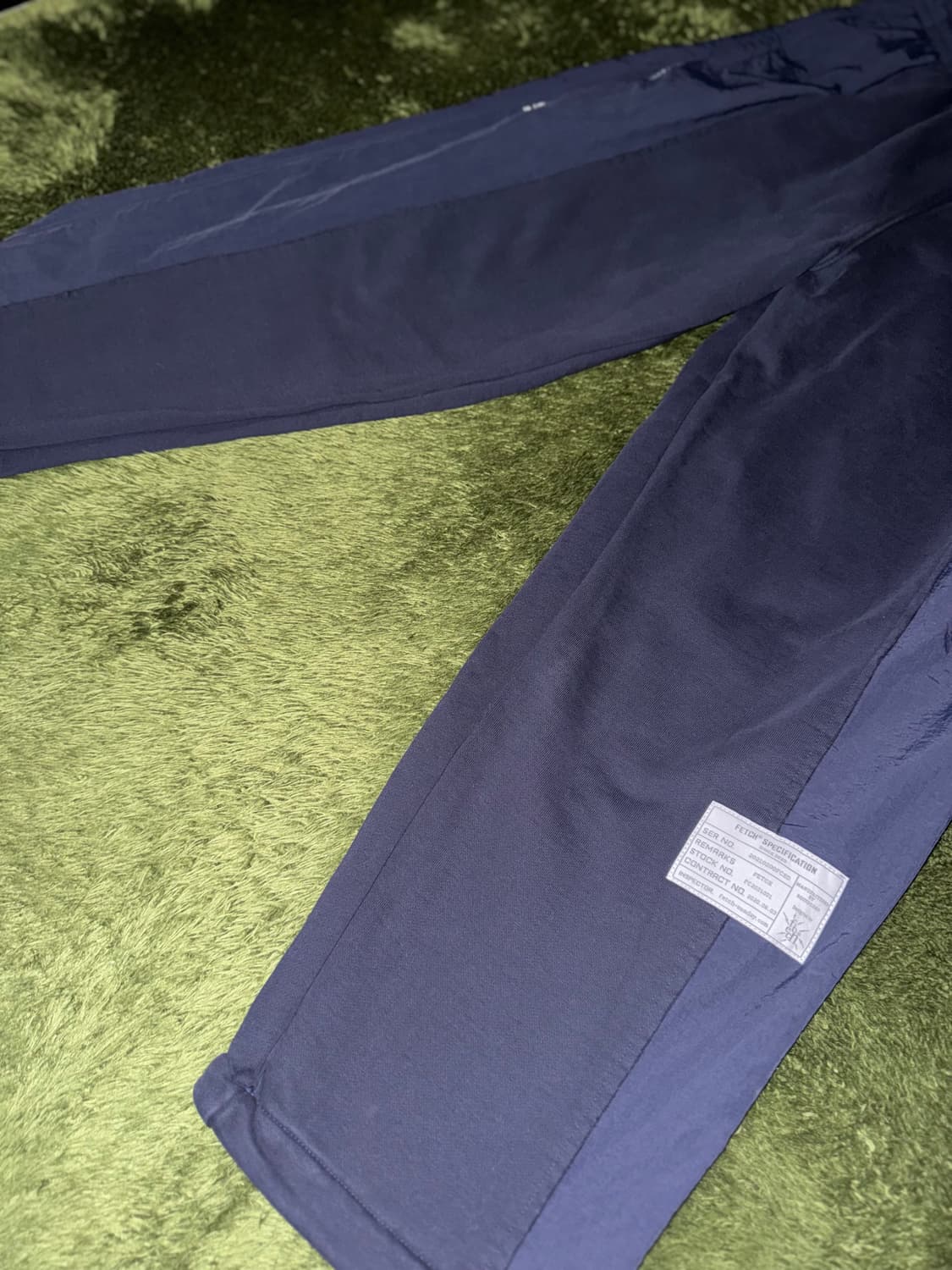 [L] Fetch 페치 선데이 패널 믹스 스웻 팬츠 네이비 상품이미지5