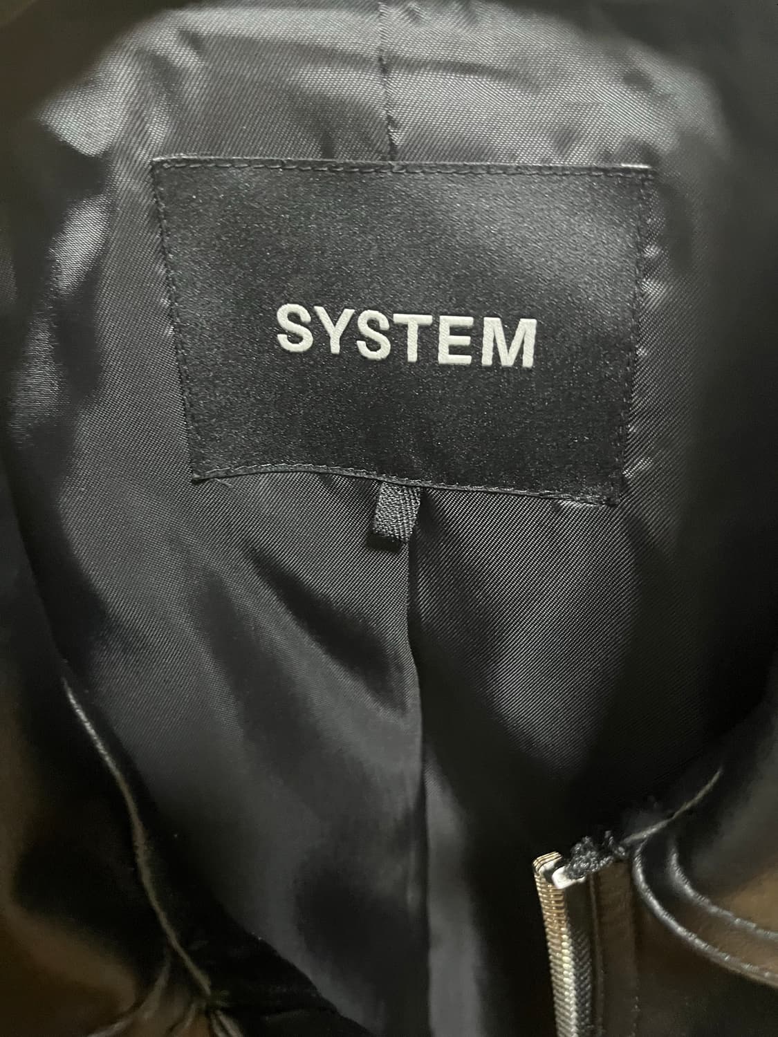 시스템옴므 가죽자켓 M 상품이미지3