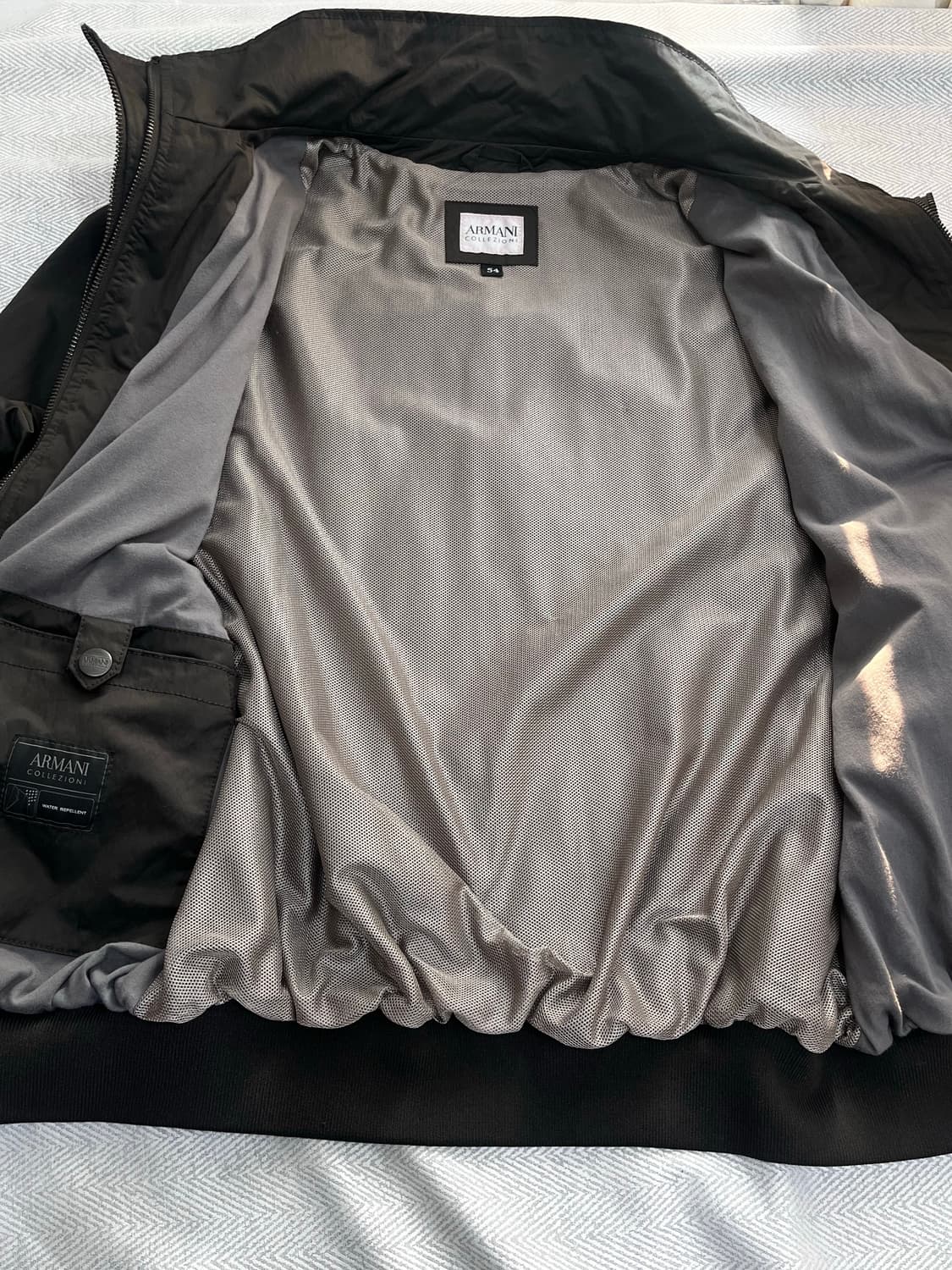 아르마니 꼴레지오니 더블 집업 방수 점퍼 자켓 100-105사이즈 상품이미지8