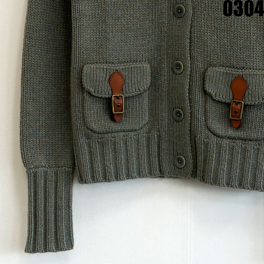 랄프 로렌 캐시미어 울 니트 가디건 M 0304 상품이미지3