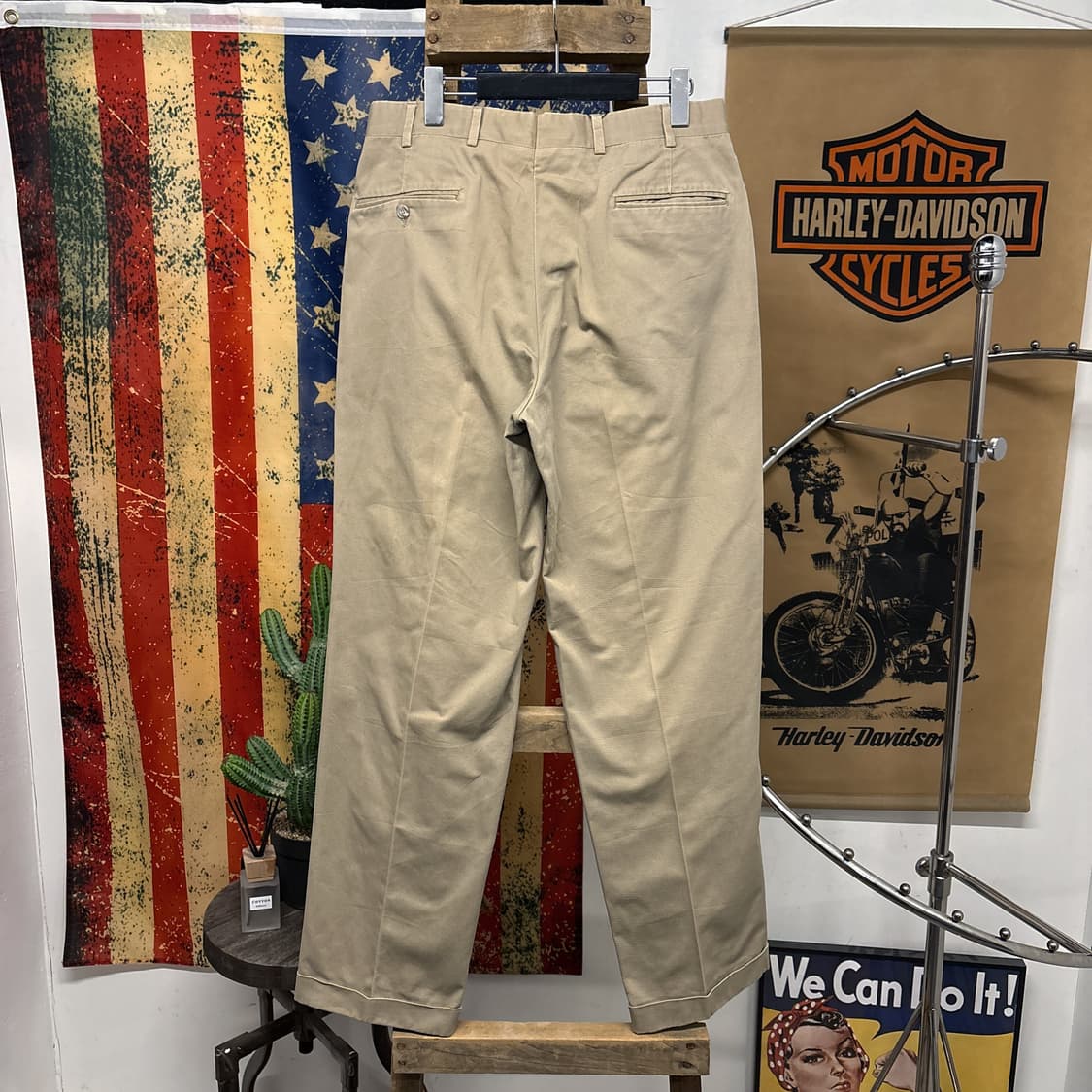 브룩스브라더스 헤비코튼 베이지 치노팬츠 크리스 라인 N756 상품이미지2