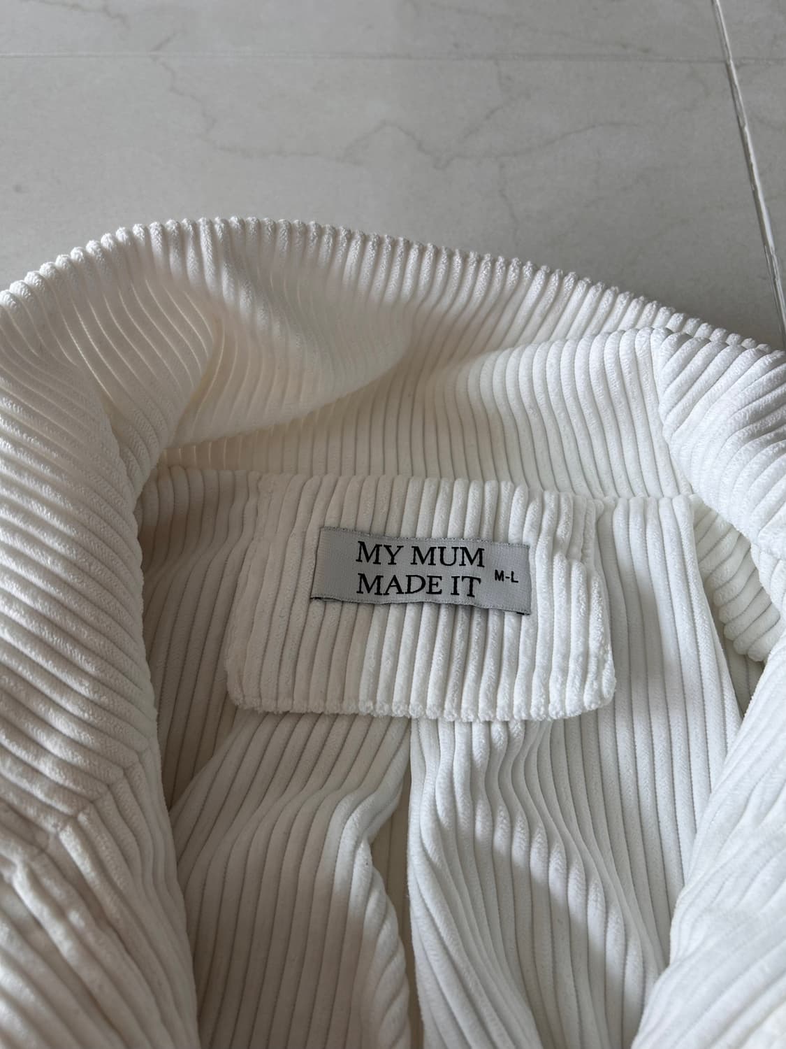 My Mum Made It 리사이클 코듀로이 푸퍼 자켓 상품이미지5