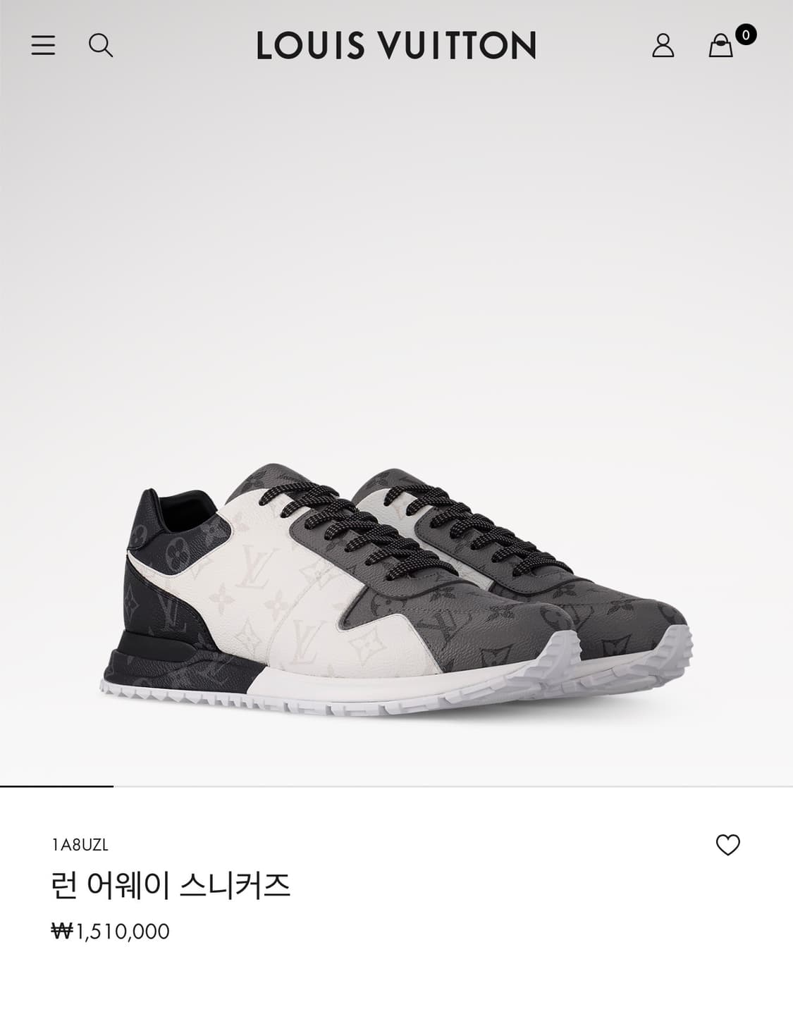 루이비통 스니커즈 8(270-275) 정품 상품이미지2