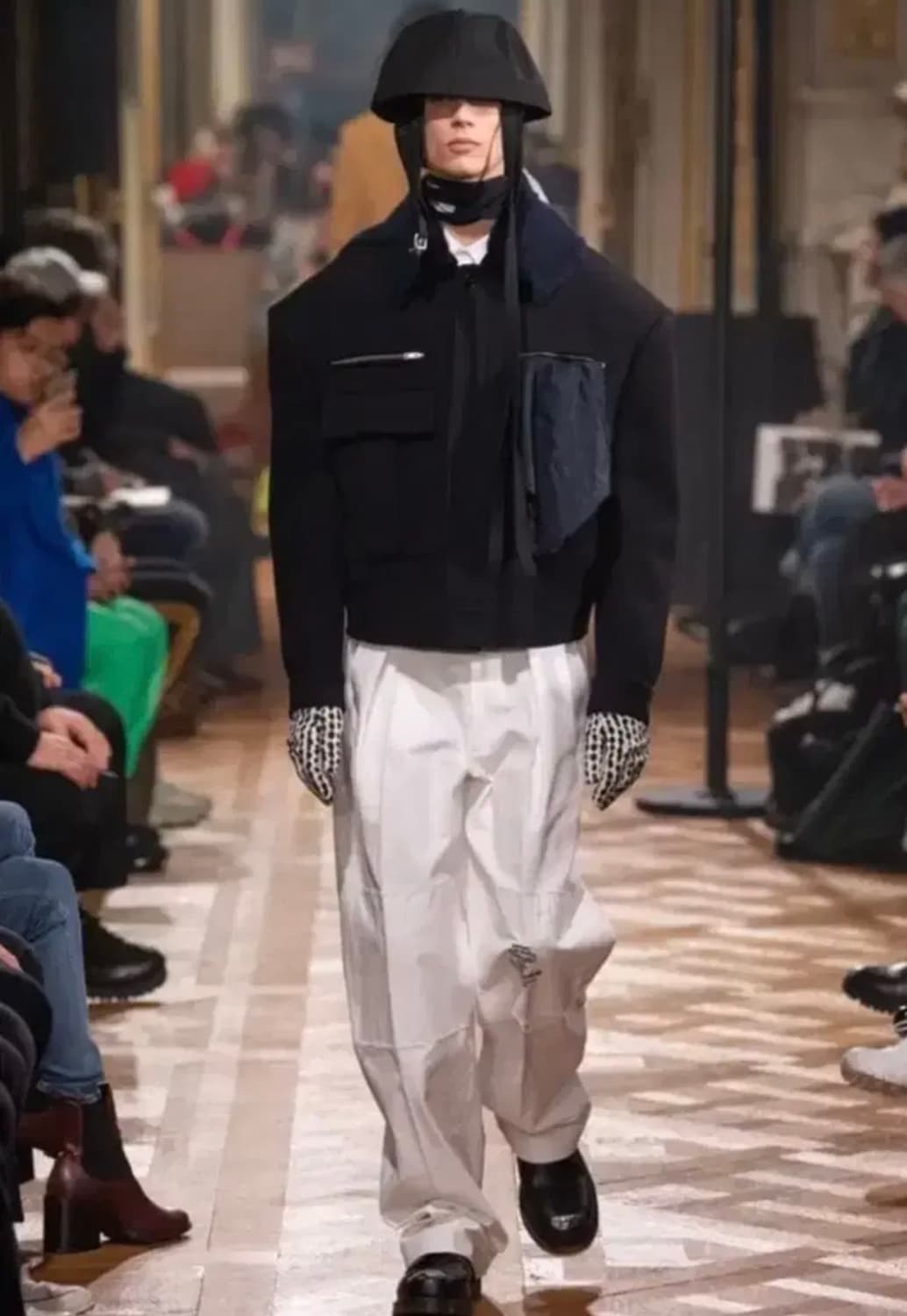 라프시몬스 울 크롭 자켓 상품이미지1