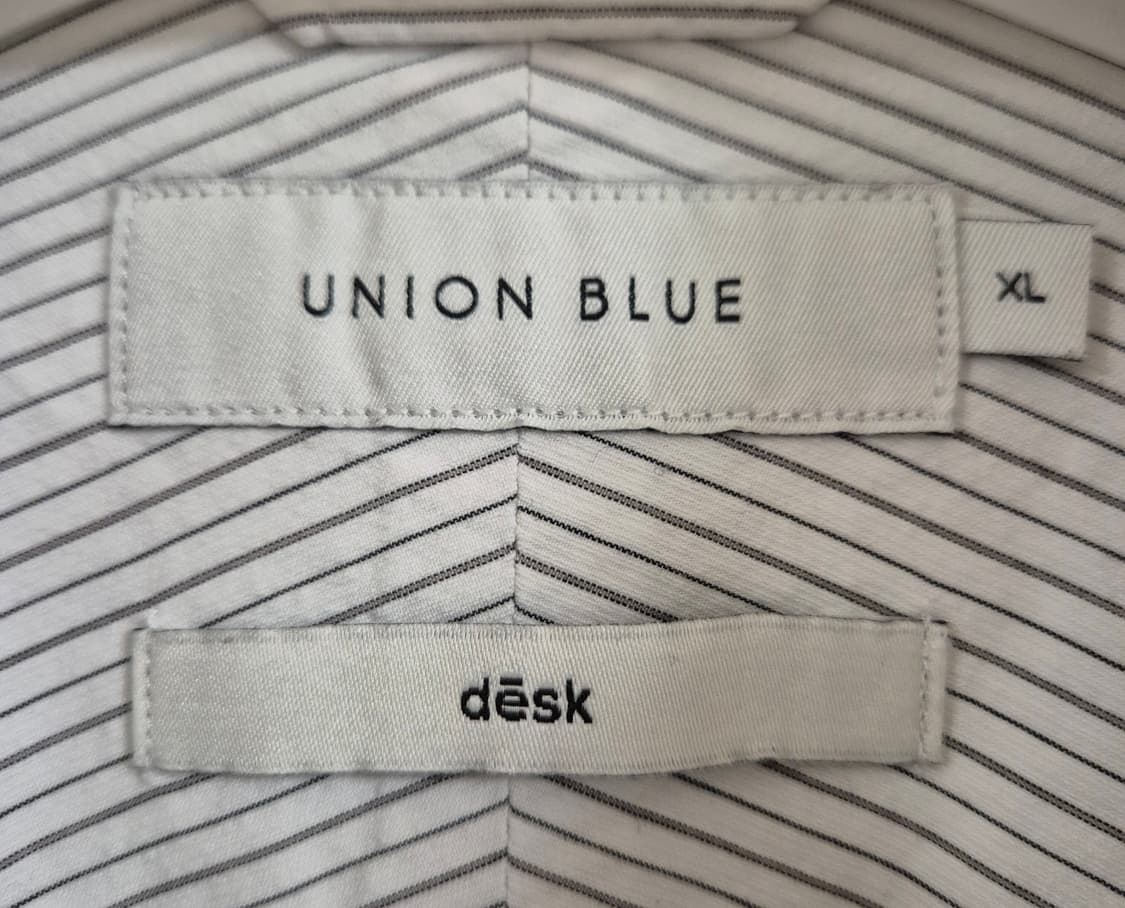 유니온블루 / [데스크] 오피스 스트라이프 셔츠 / XL 상품이미지4