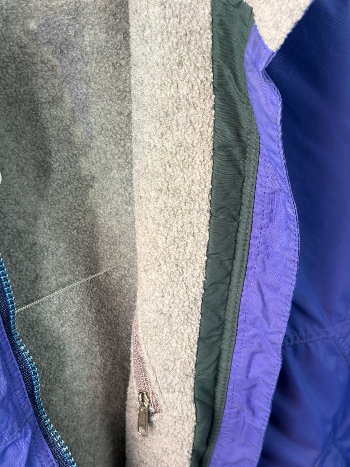 1995 파타고니아 쉘드 신칠라 자켓 퍼플  상품이미지4