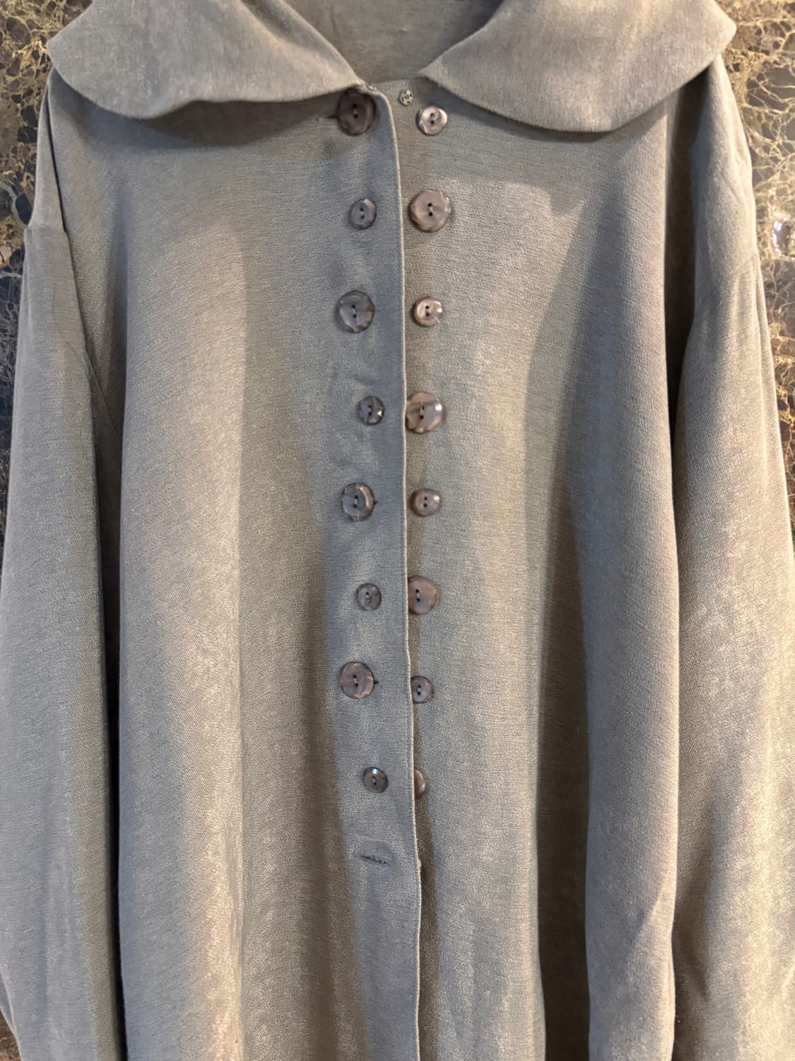 회색 버튼 아우터 상품이미지2