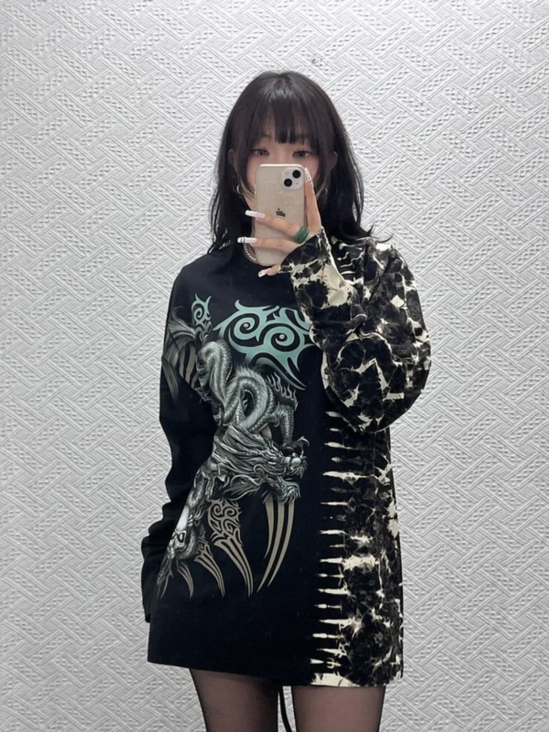 SURVIVORS 올드스쿨 펑크 고딕 롱슬리브 L C10957 상품이미지1