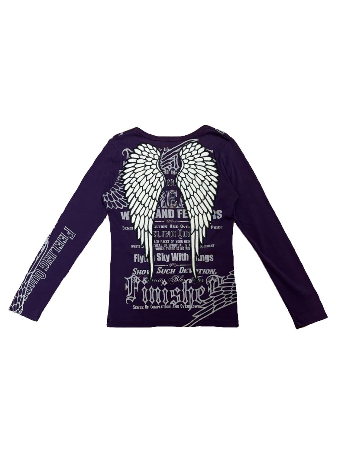 Glitz 글리츠 날개 롱슬리브 갸루 펑크 y2k 상품이미지3