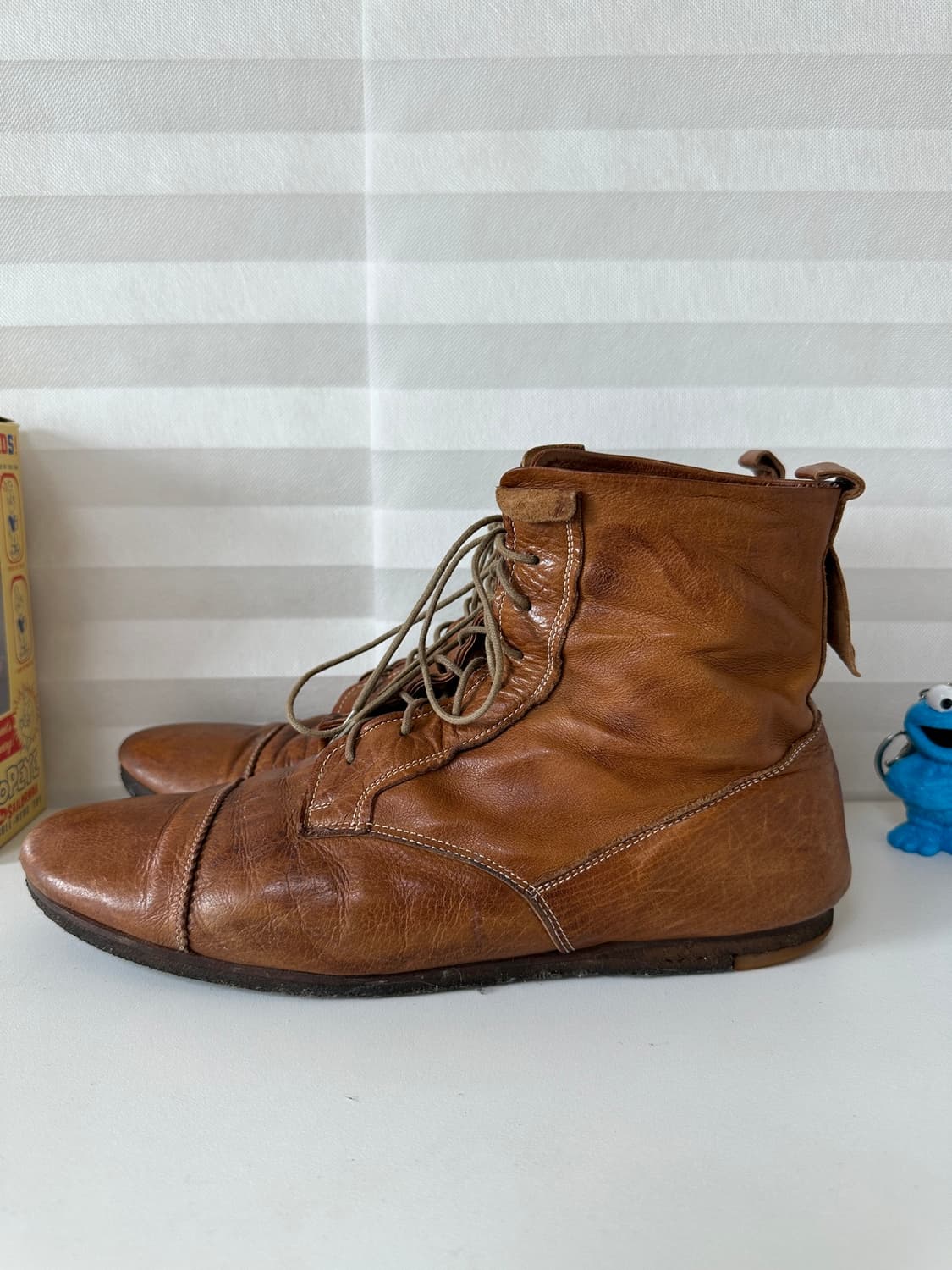 Mihara Yasuhiro Cap Toe Leather Boots 상품이미지3