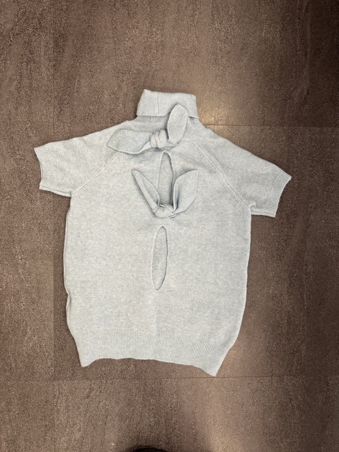 시눈 Rabbit Tie Half Sleeve Turtleneck 상품이미지2