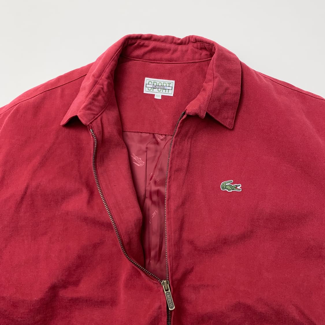 라코스테 블루종 코튼 자켓 100 상품이미지4