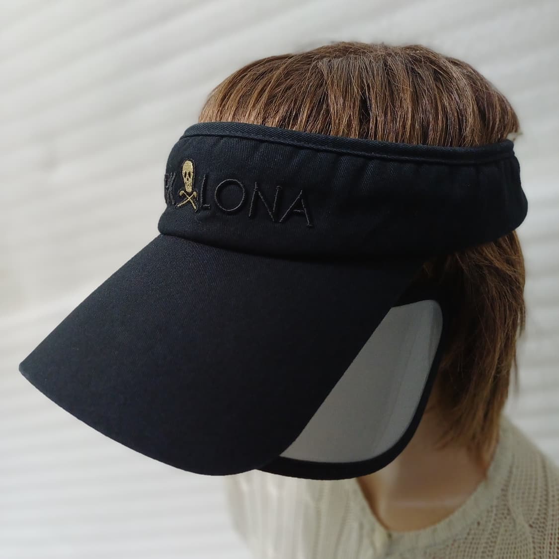 정품 마크앤로나 골프 썬캡 사이드 햇빛가리개 블랙 모자 사랑봉봉 상품이미지1