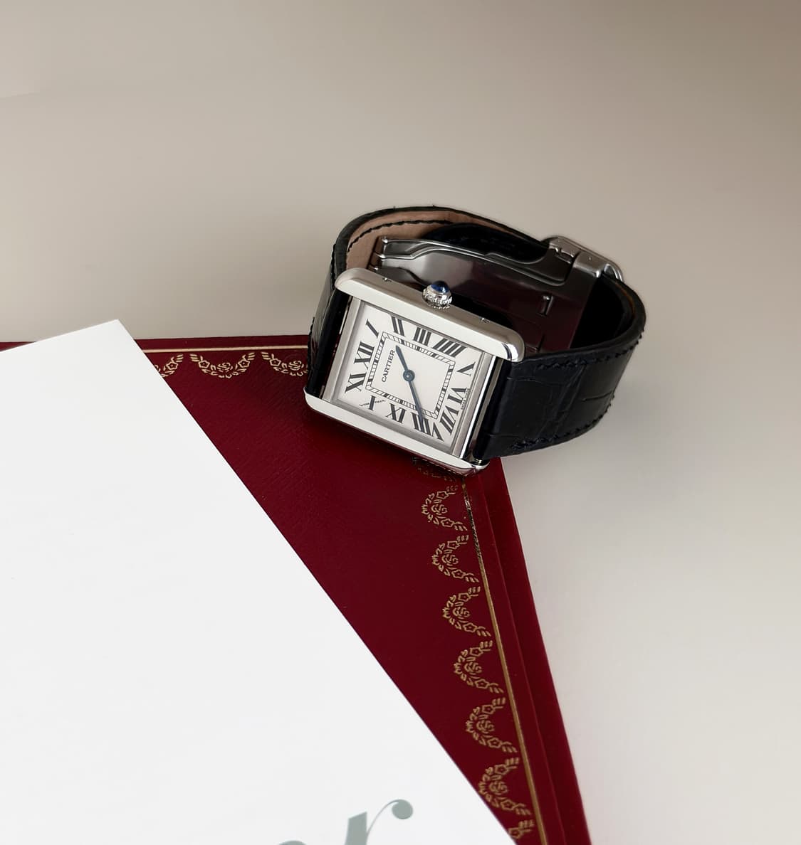 까르띠에 탱크 솔로 시계 상품이미지2