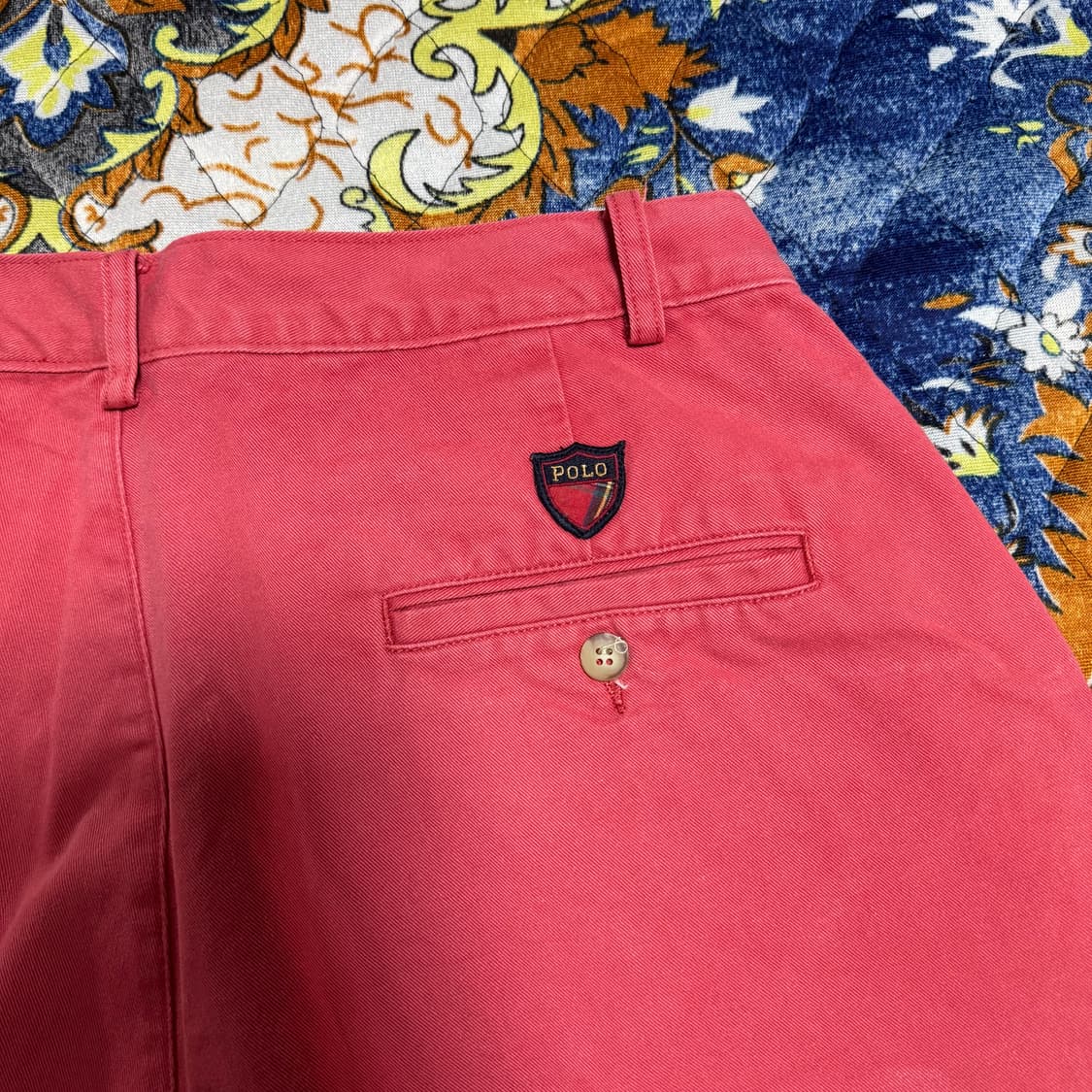 빈티지 8-90s 폴로 핑크 치노팬츠 상품이미지4