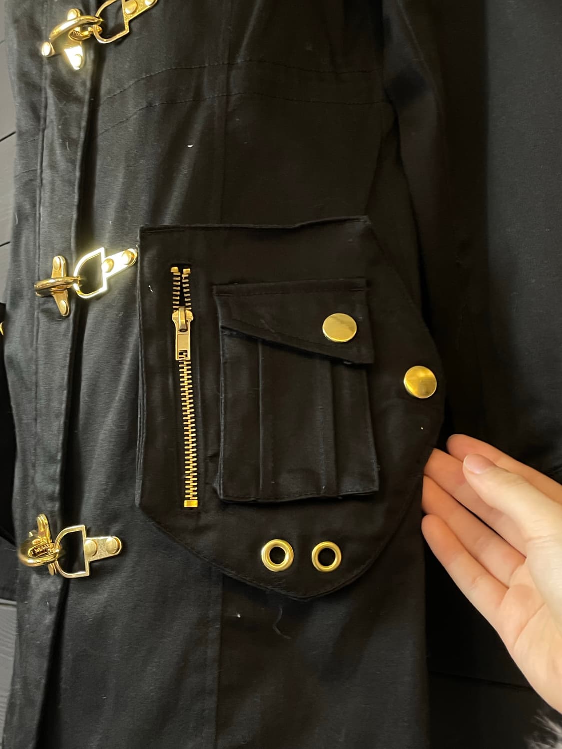 MA*RS 2000’s SUGARGLOSS 마즈 슈가글로스 블랙 자켓 상품이미지4