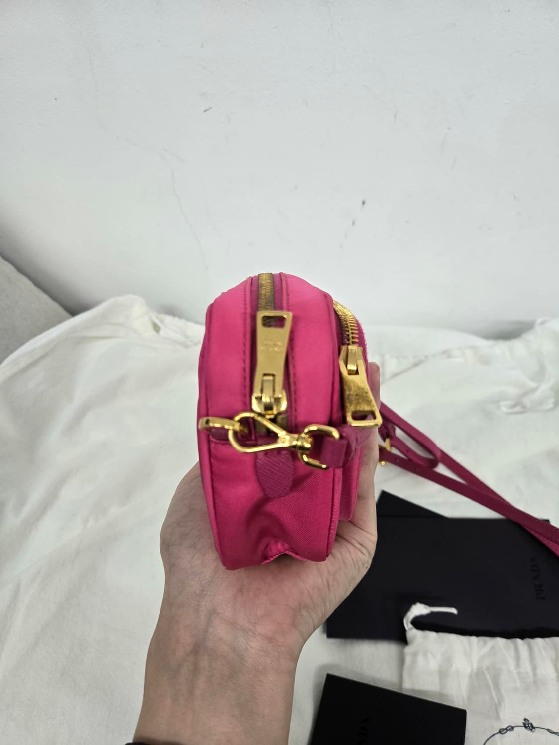 [보증서 정품]프라다 사피아노 미니 크로스백 상품이미지5